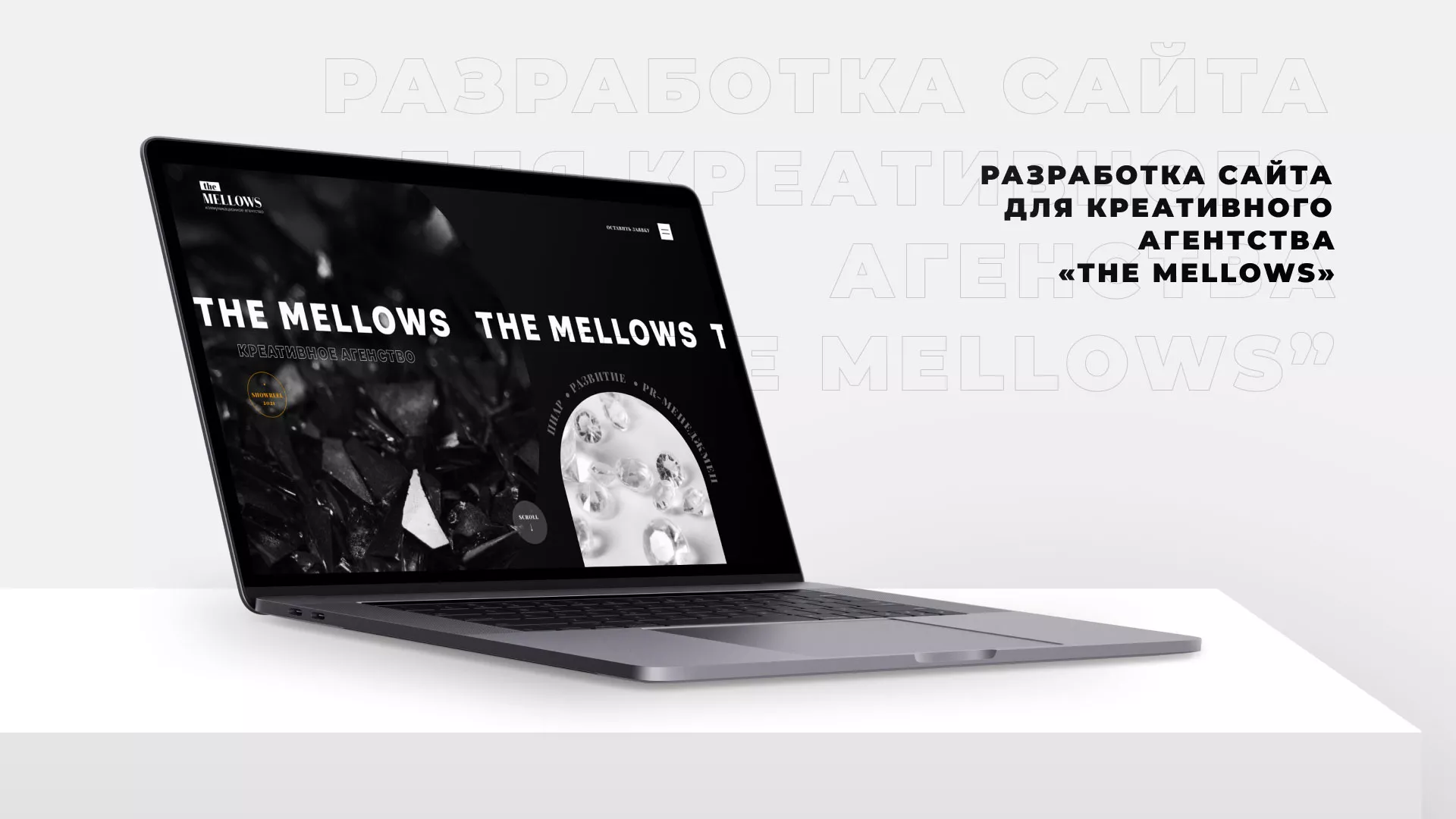 Разработка сайта креативного агентства «The Mellows» в Горняке